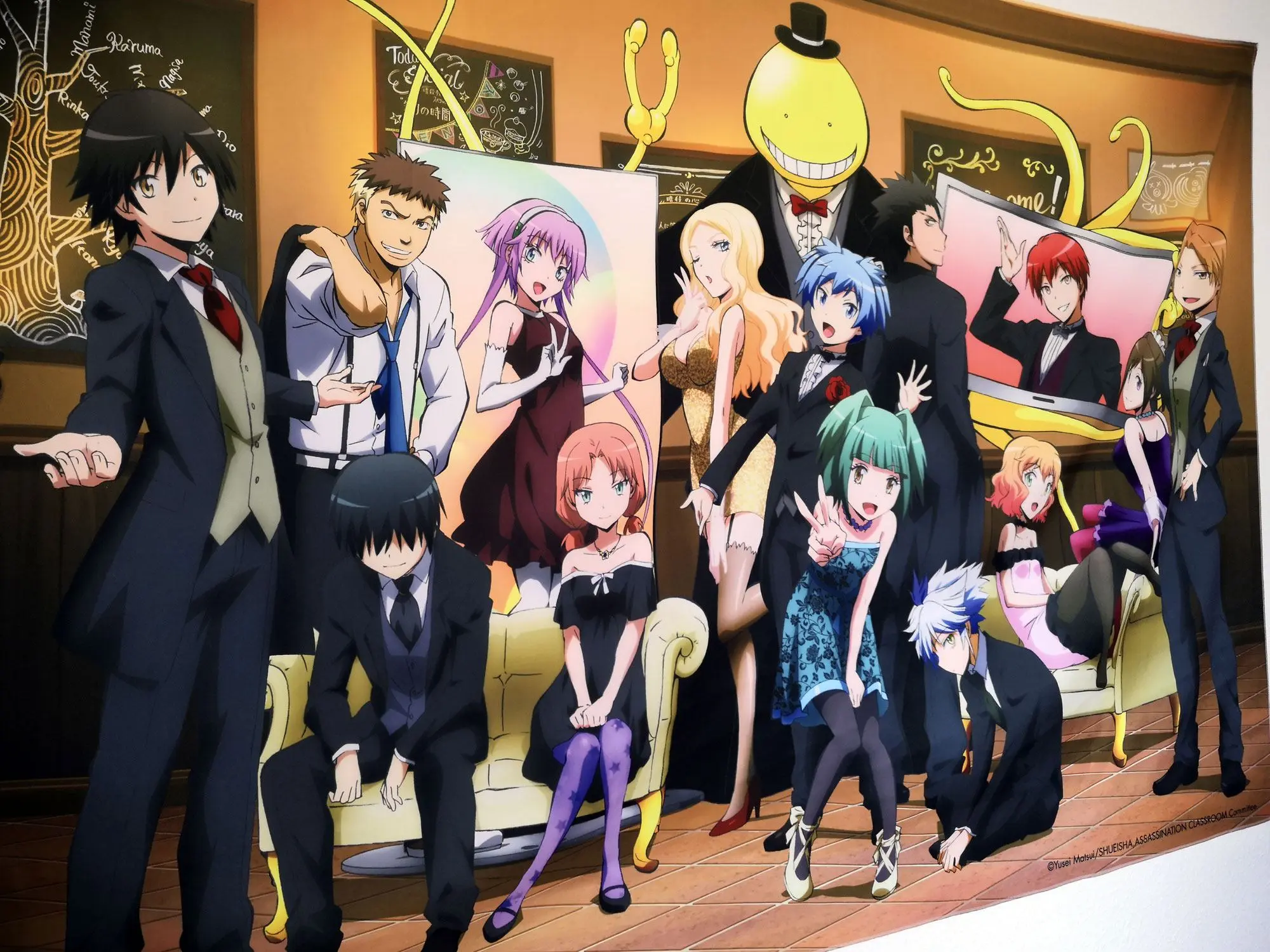 Assassination Classroom Wall Decoration School Prom 140 x 200 cm product photo