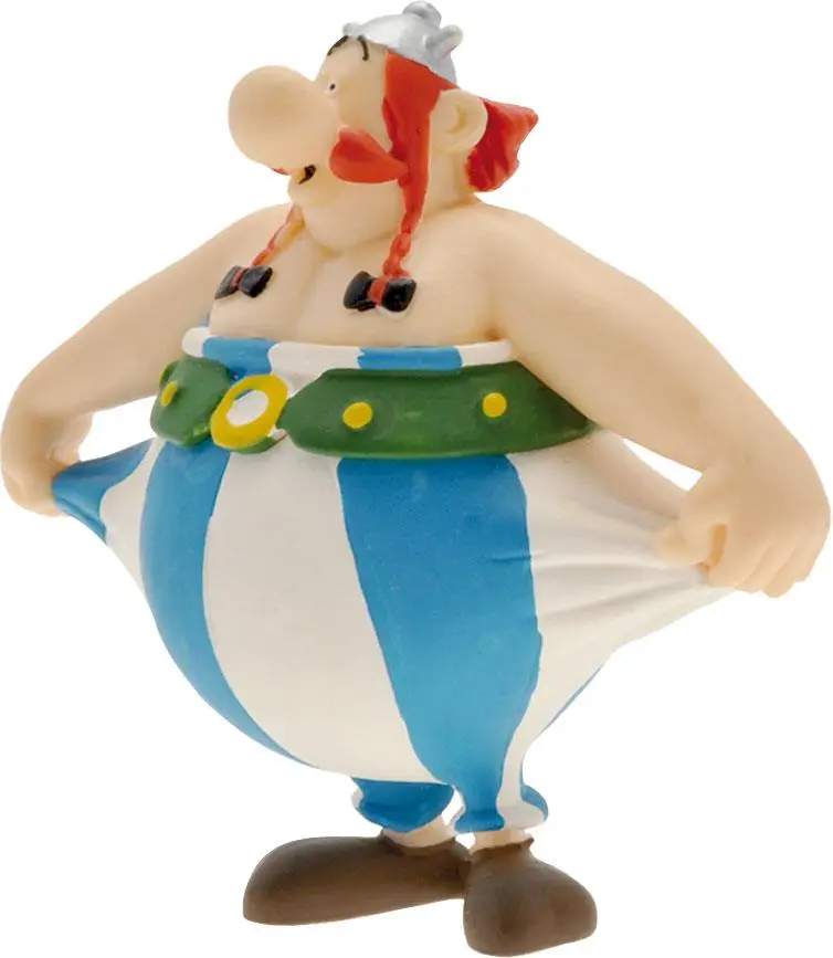 Asterix Figure Obelix holding his pants 8 cm termékfotó