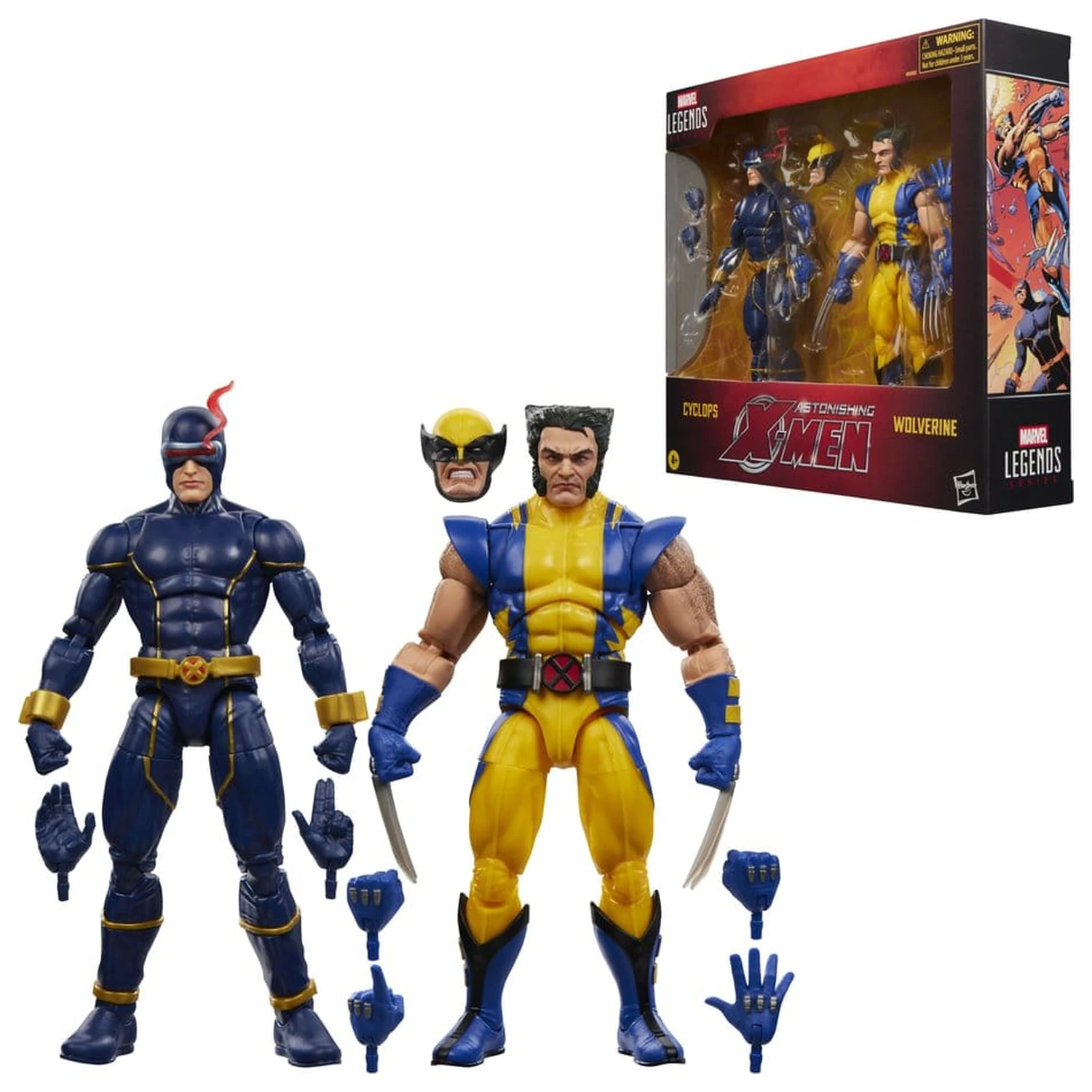 Astonishing X-Men Marvel Legends Action Figure 2-Pack Cyclops & Wolverine 15 cm product photo