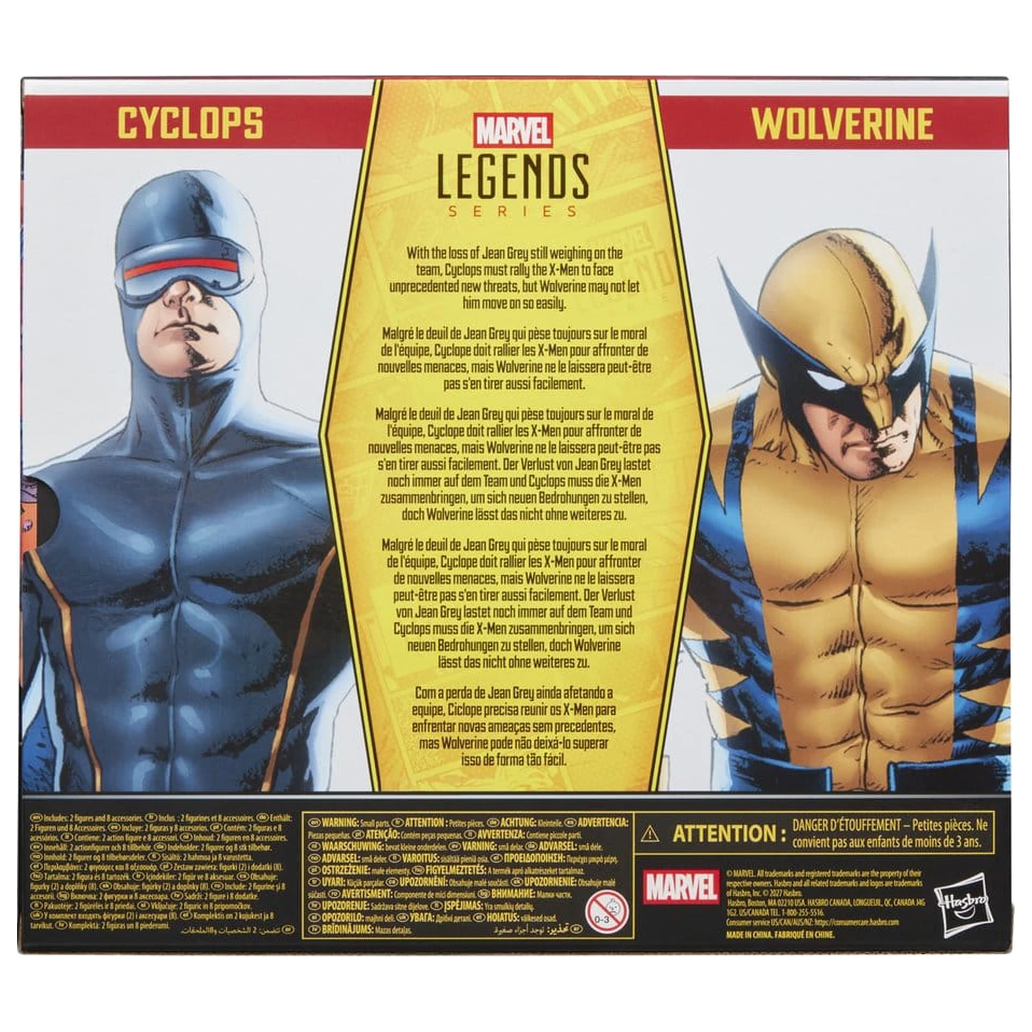 Astonishing X-Men Marvel Legends Action Figure 2-Pack Cyclops & Wolverine 15 cm product photo