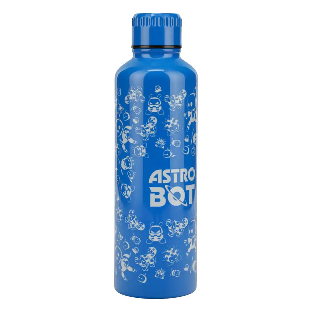 Astro Bot metal water bottle product photo