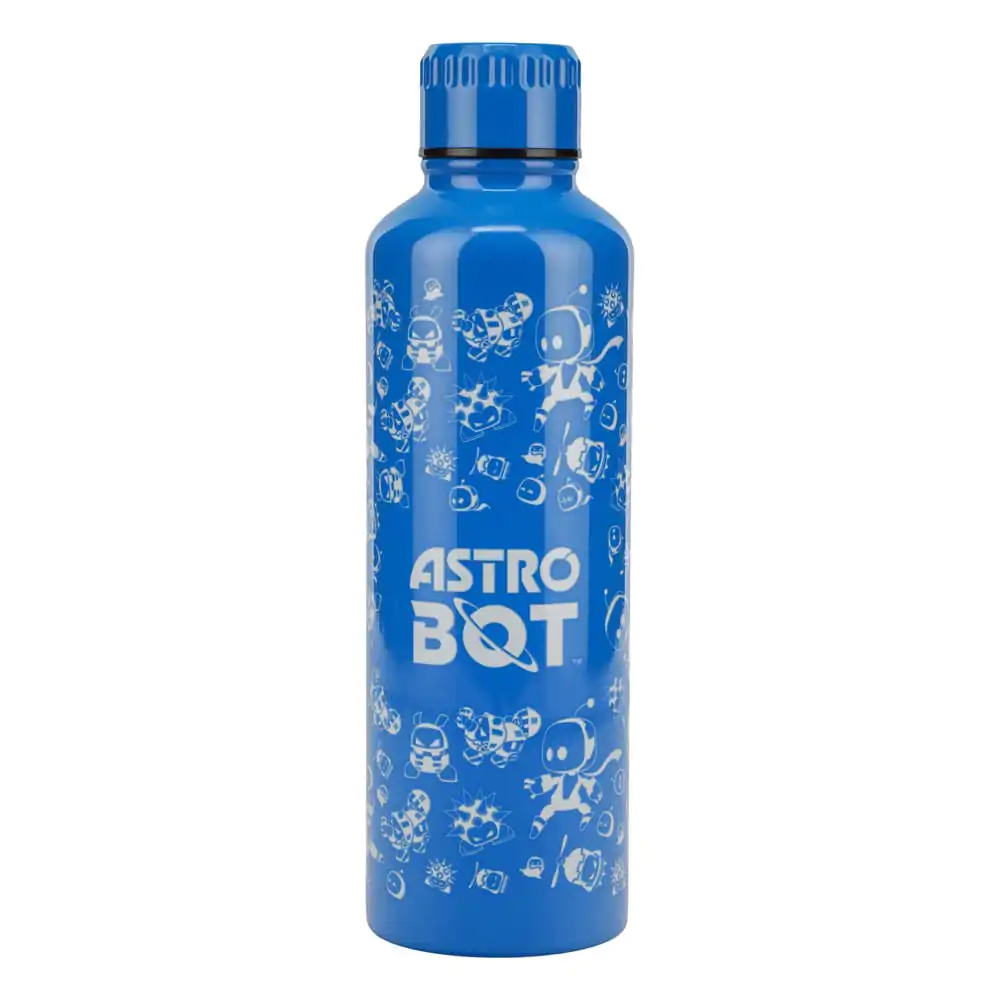 Astro Bot metal water bottle product photo