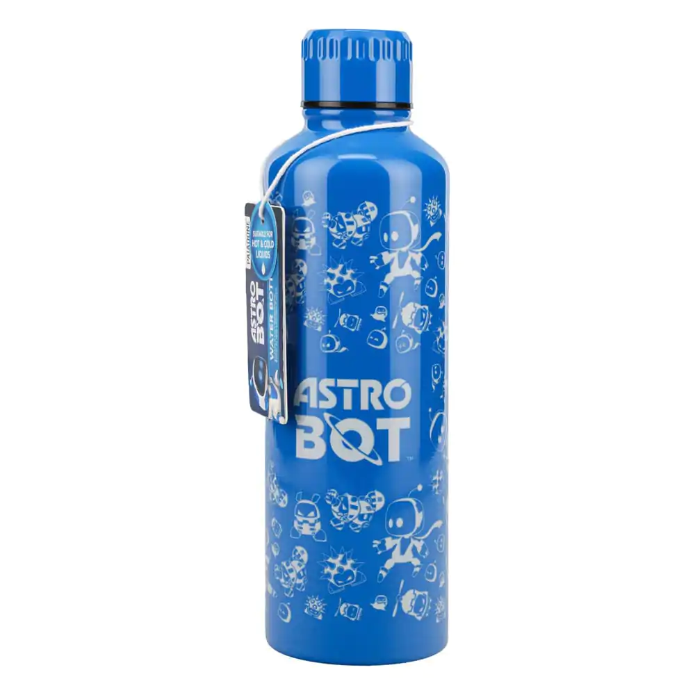 Astro Bot metal water bottle product photo