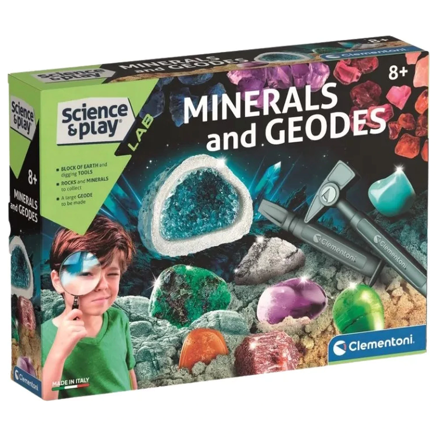 Minerals and Geodes Science educational set product photo
