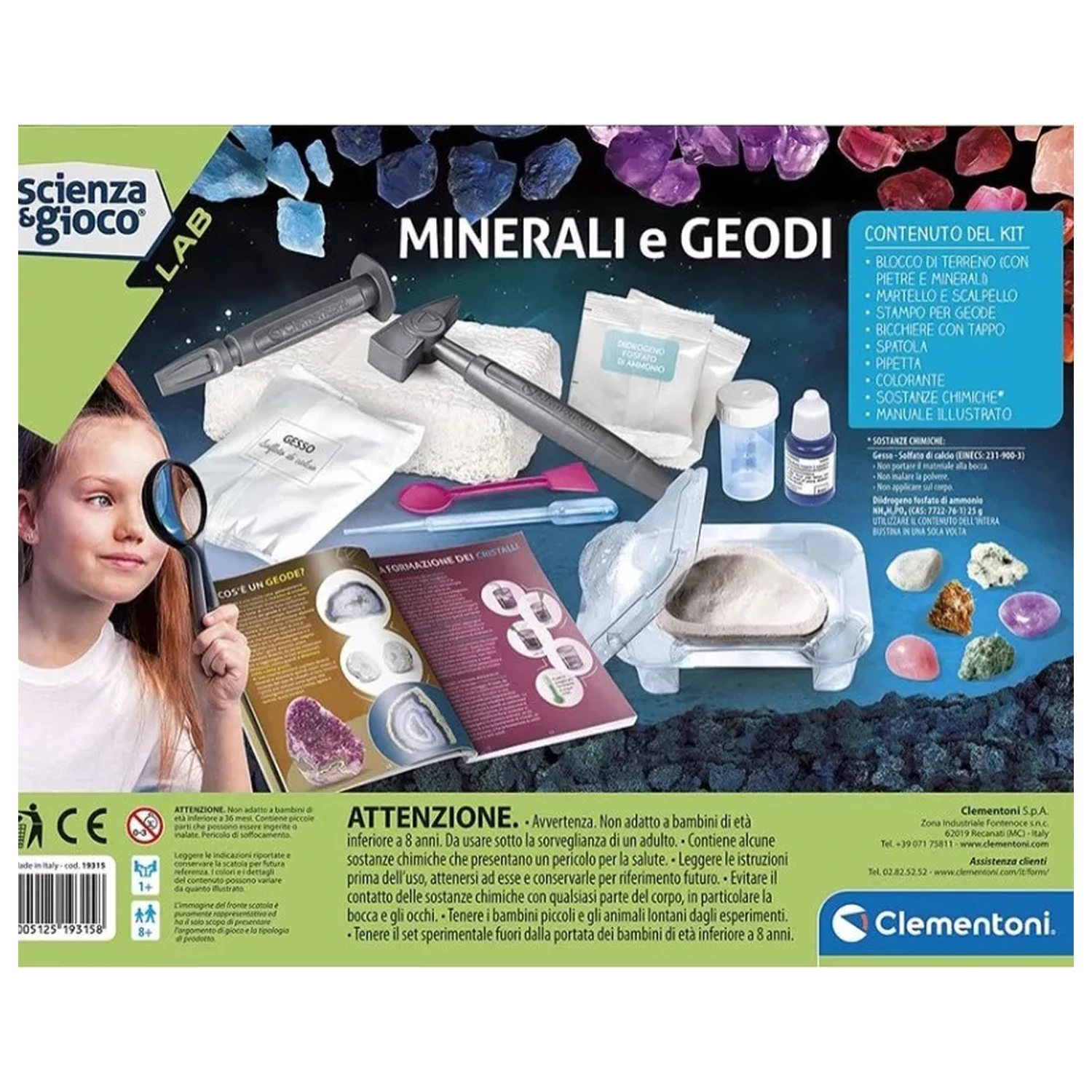 Minerals and Geodes Science educational set product photo