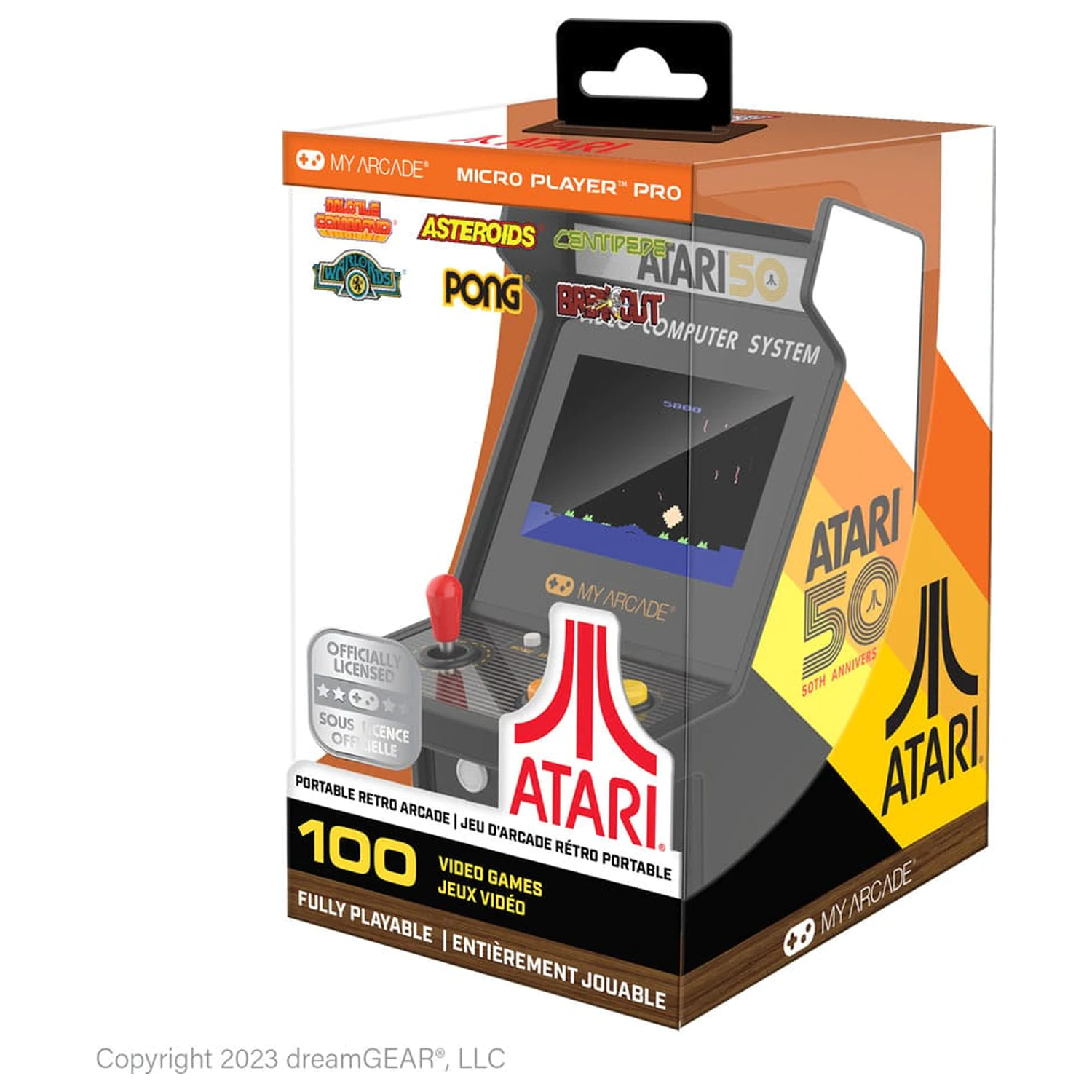 Atari Portable Retro Arcade Micro Player Pro  product photo