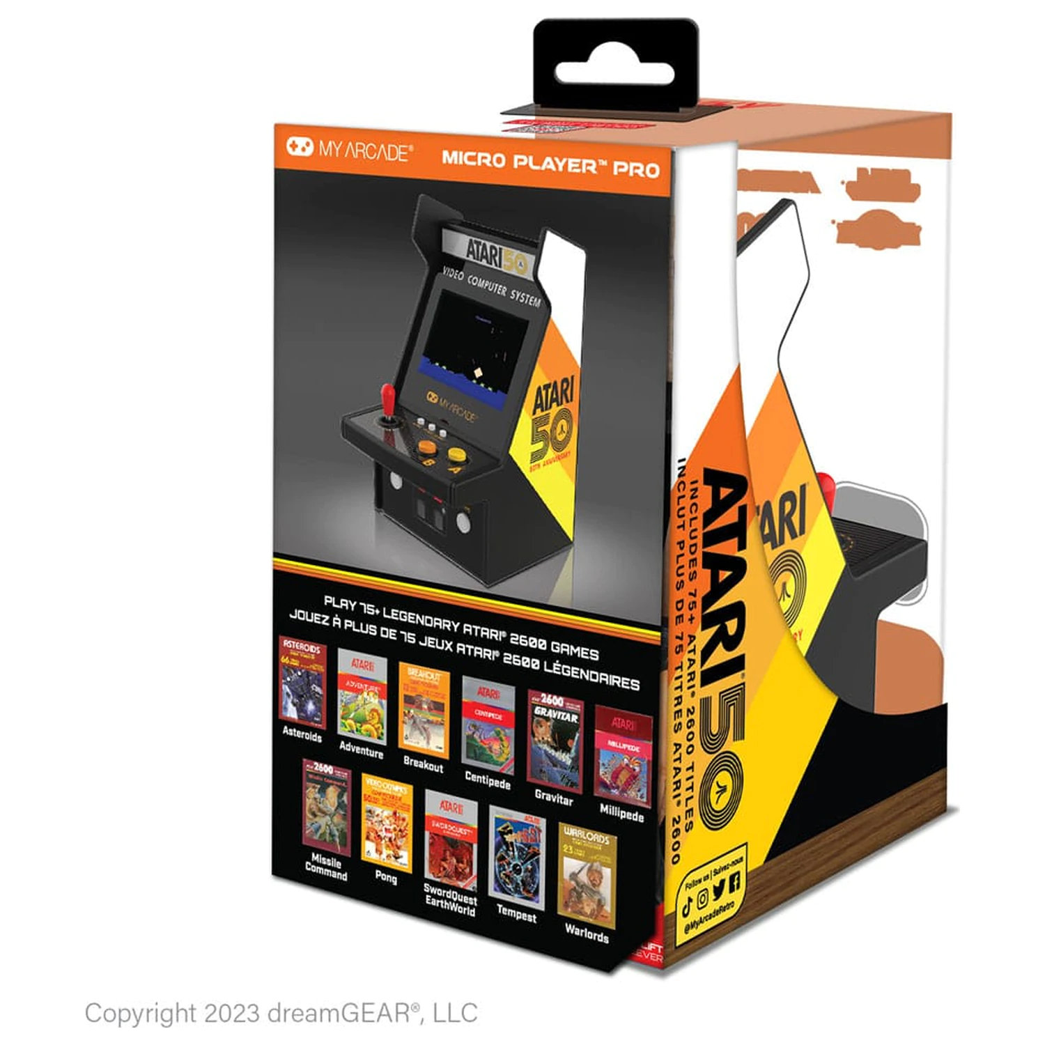 Atari Portable Retro Arcade Micro Player Pro  product photo