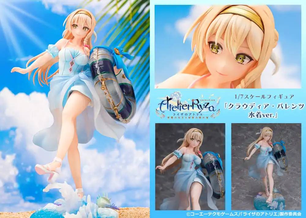 Atelier Ryza: Ever Darkness & the Secret Hideout PVC Statue 1/7 Klaudia Valentz Swimsuit Ver. 25 cm product photo