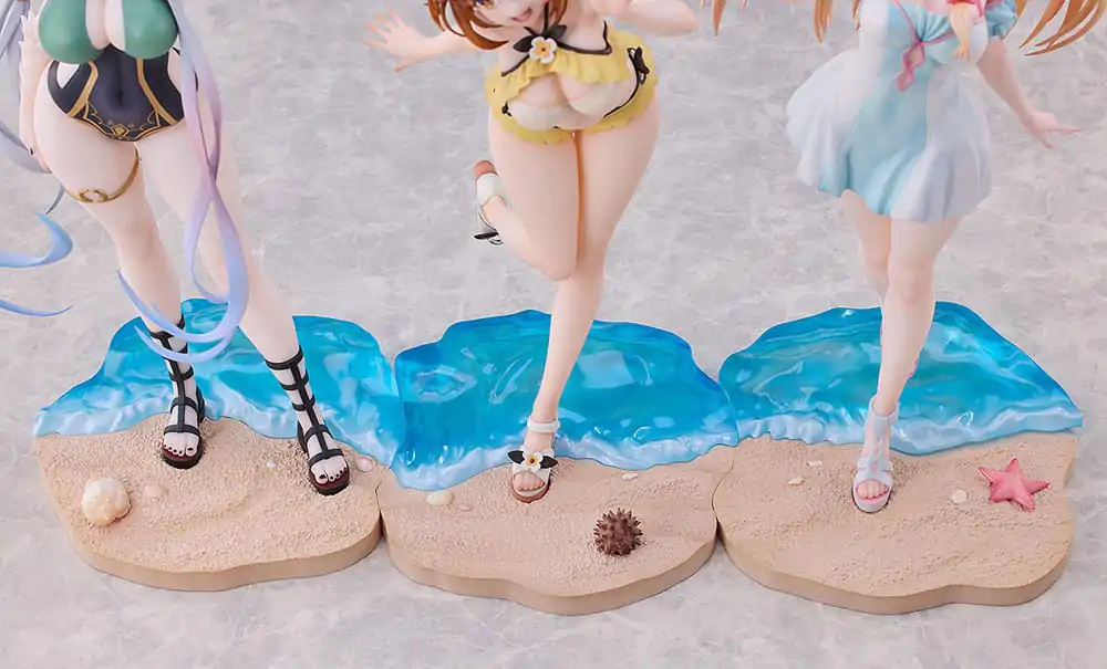 Atelier Ryza: Ever Darkness &amp; the Secret Hideout PVC Statues 3-Pack 1/7 Ryza, Klaudia, Lila: Swimsuit Ver. product photo