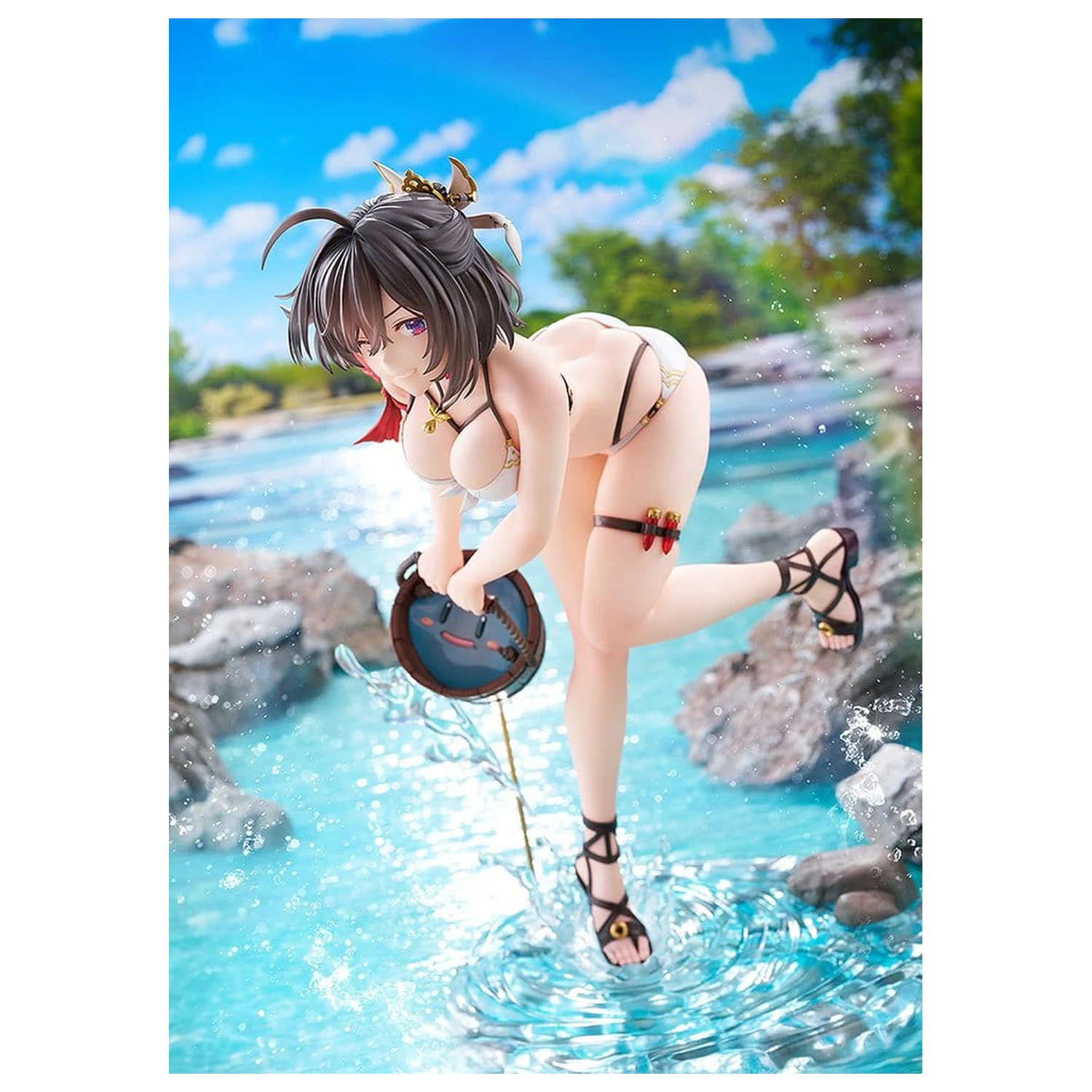 Atelier Yumia: The Alchemist of Memories & the Envisioned Land PVC Figure 1/6 Yumia Liessfeldt: Playing in the Water Ver. 25 cm product photo