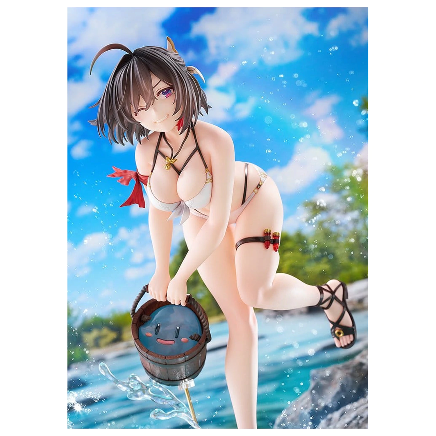Atelier Yumia: The Alchemist of Memories & the Envisioned Land PVC Figure 1/6 Yumia Liessfeldt: Playing in the Water Ver. 25 cm product photo