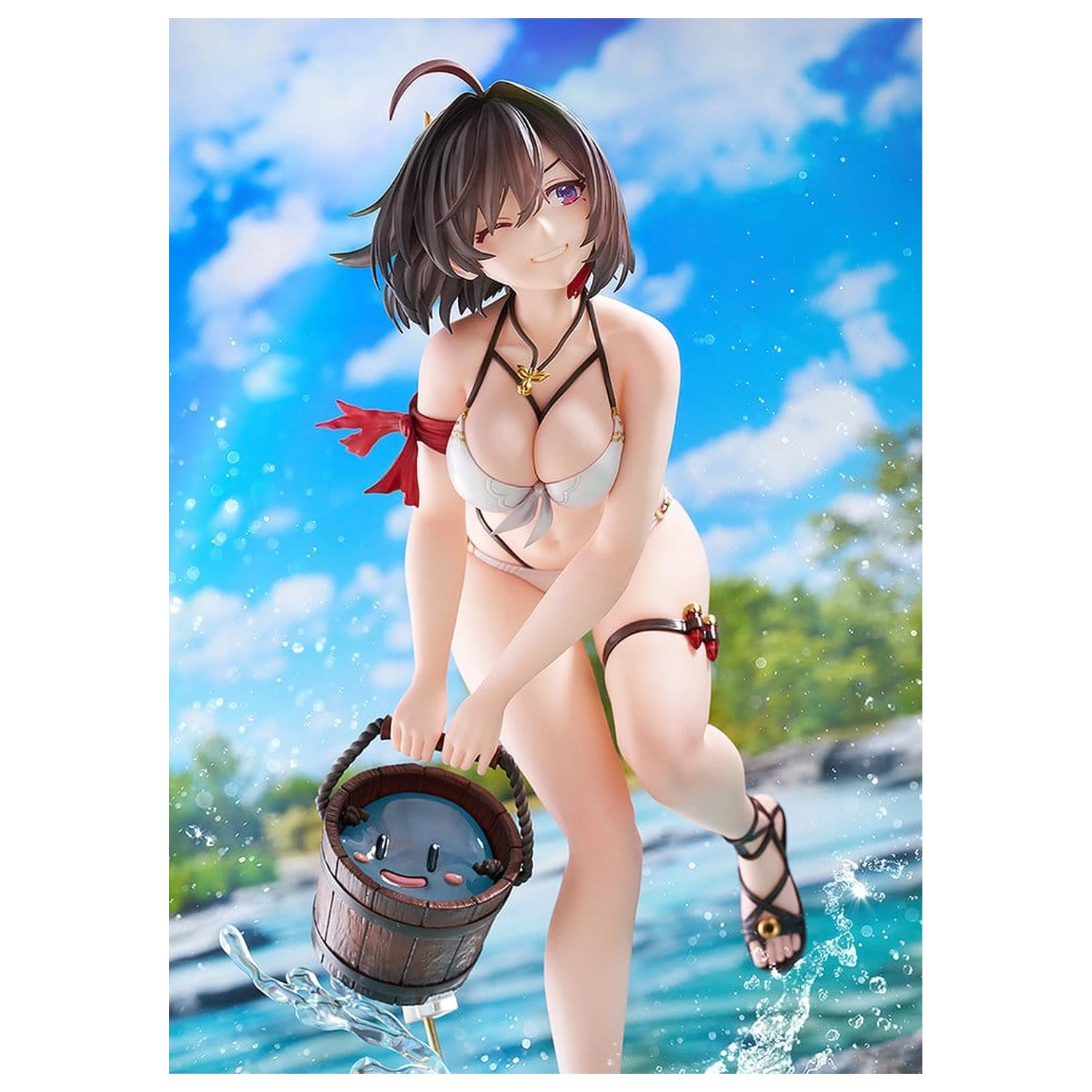 Atelier Yumia: The Alchemist of Memories & the Envisioned Land PVC Figure 1/6 Yumia Liessfeldt: Playing in the Water Ver. 25 cm product photo