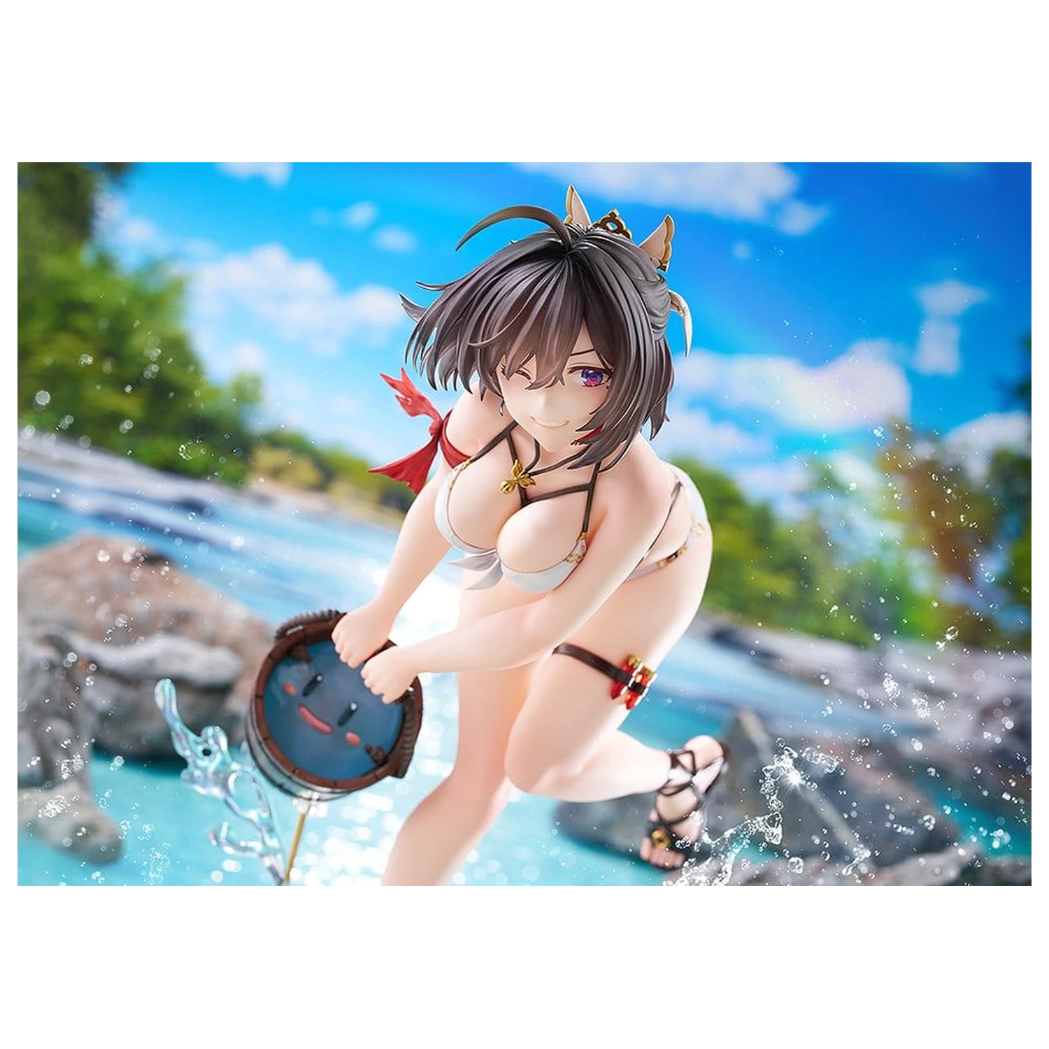 Atelier Yumia: The Alchemist of Memories & the Envisioned Land PVC Figure 1/6 Yumia Liessfeldt: Playing in the Water Ver. 25 cm product photo