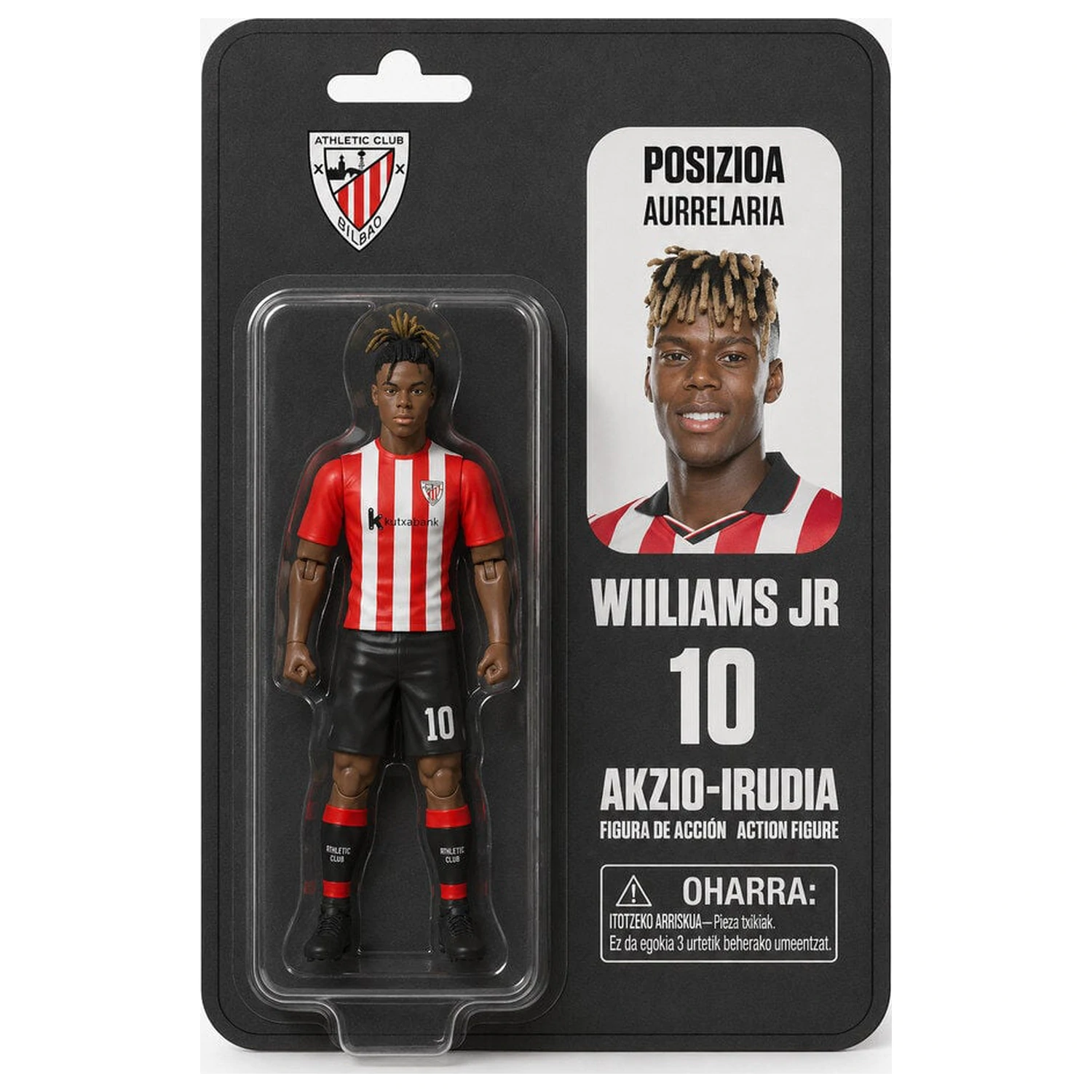 Athletic Club Bilbao Williams Jr Action figure 10cm product photo