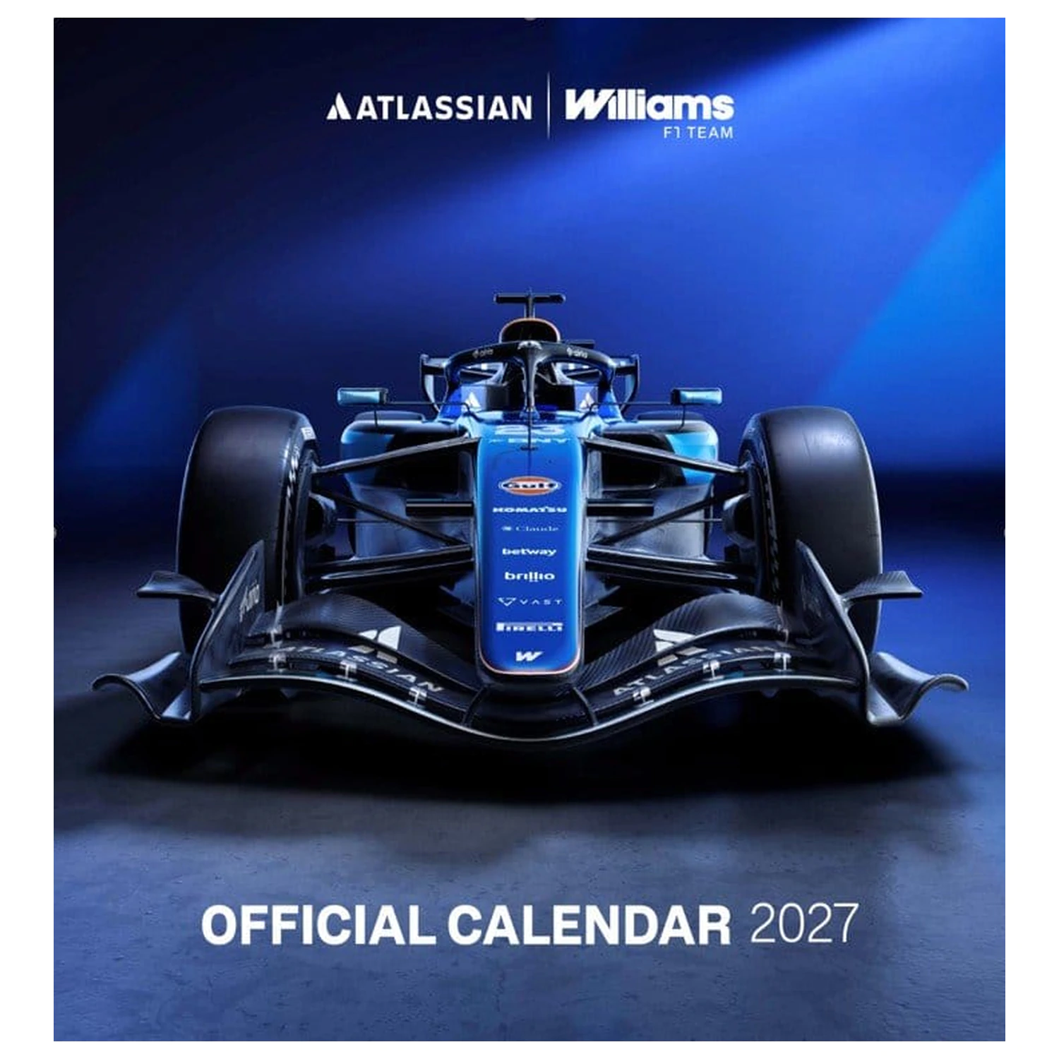 Atlassian Williams F1 Team Official Calendar 2027 30 x 30 cm product photo