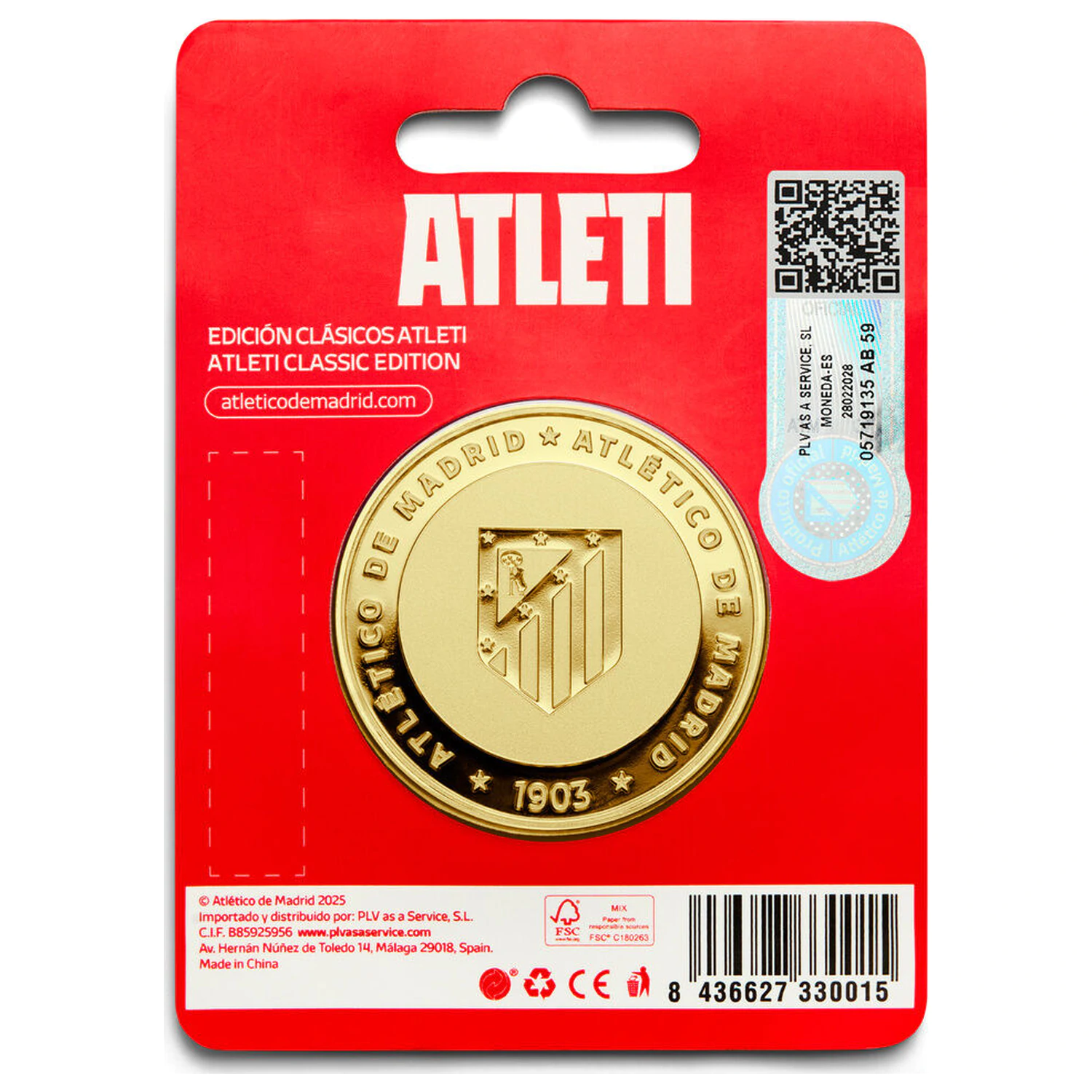 Atletico de Madrid Atleti commemorative coin product photo