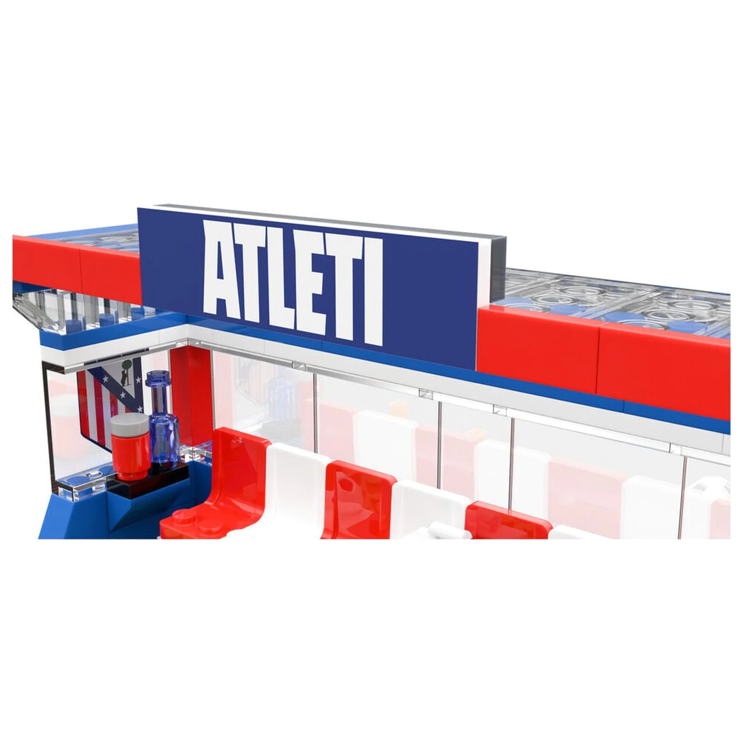 Atletico de Madrid bench set with figures 184pcs product photo