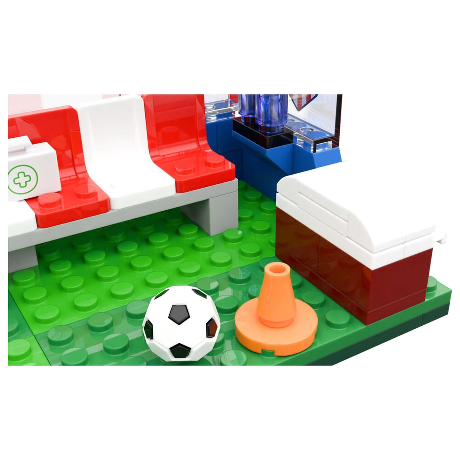 Atletico de Madrid bench set with figures 184pcs product photo