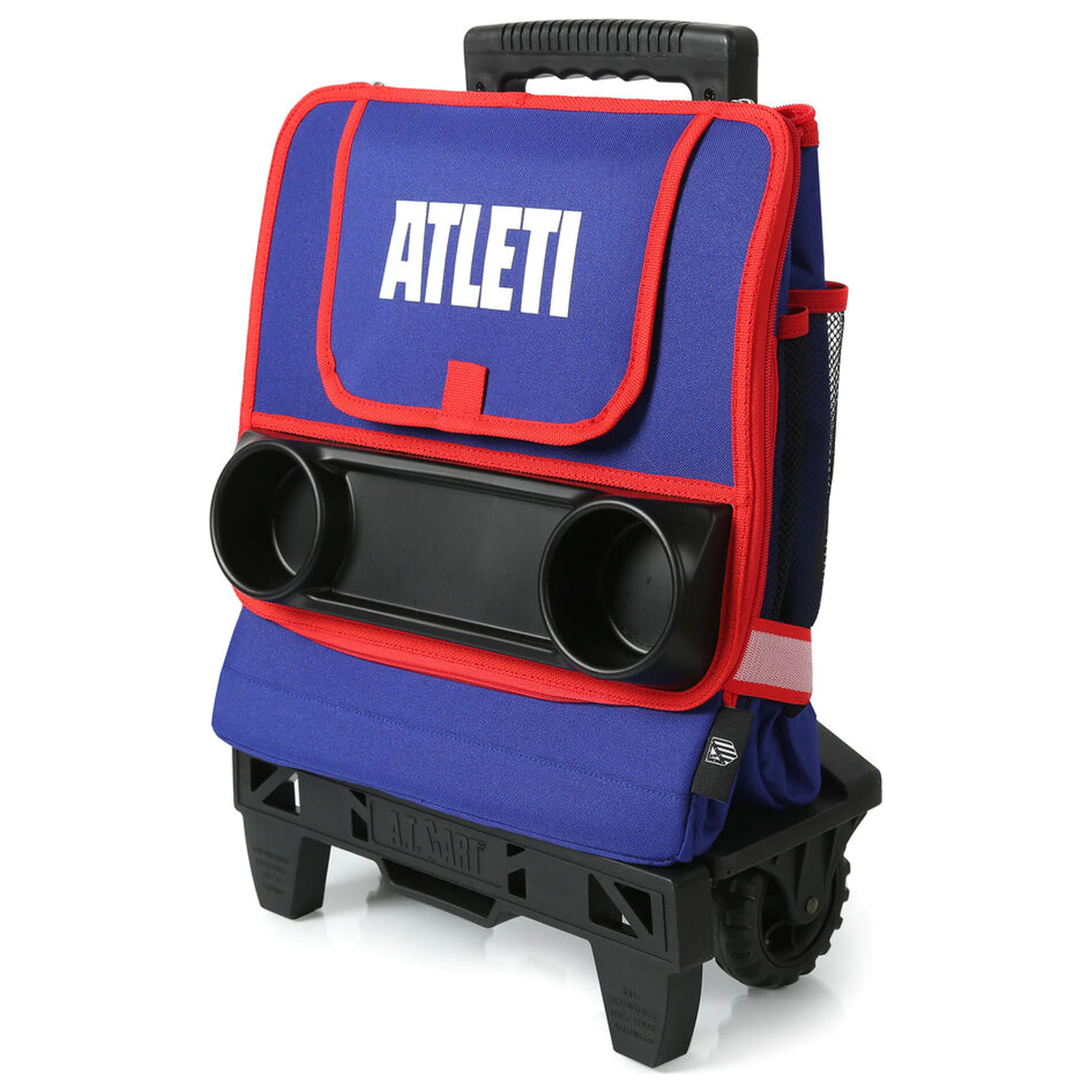Atletico de Madrid refrigerator cart and wheels product photo
