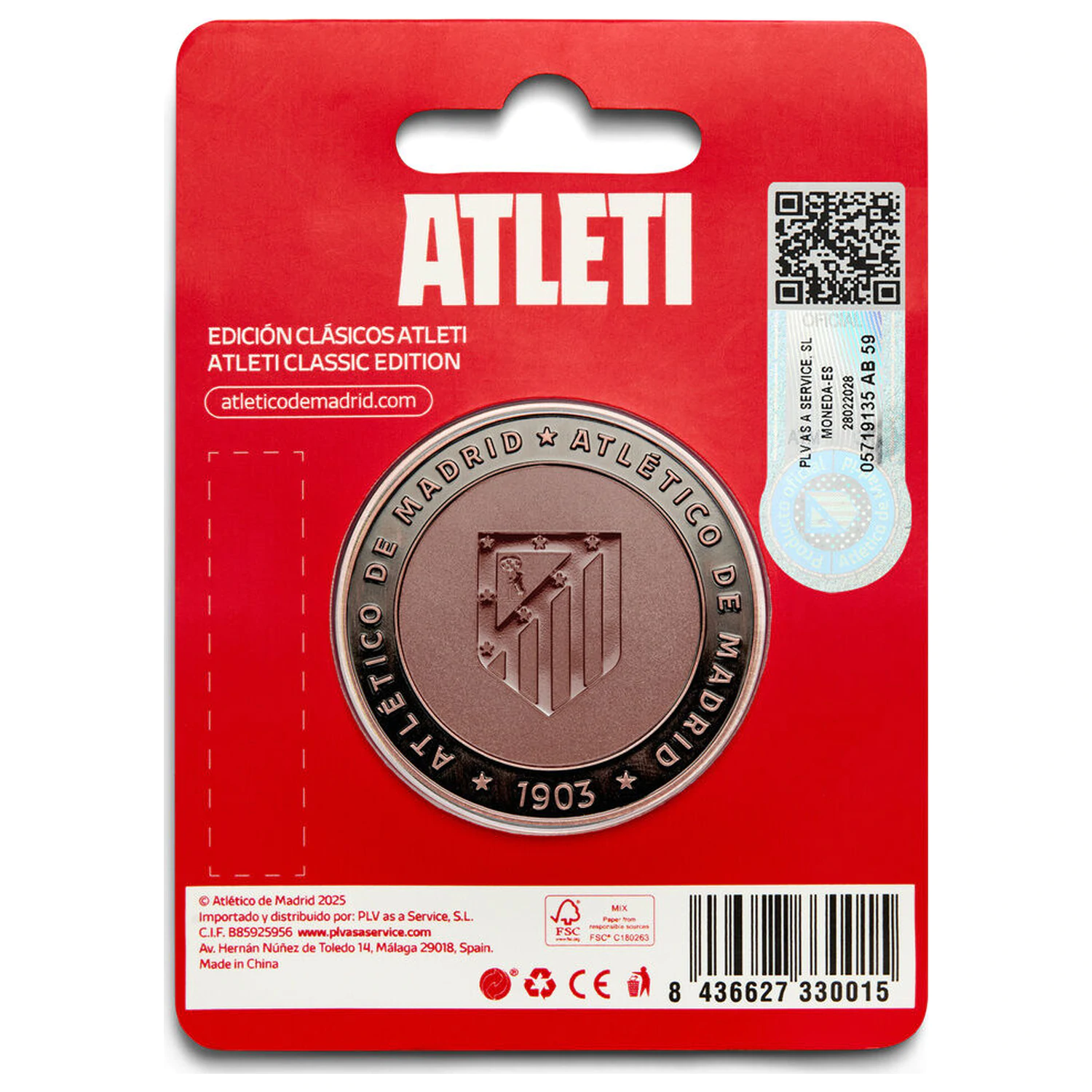 Atletico de Madrid commemorative coin product photo