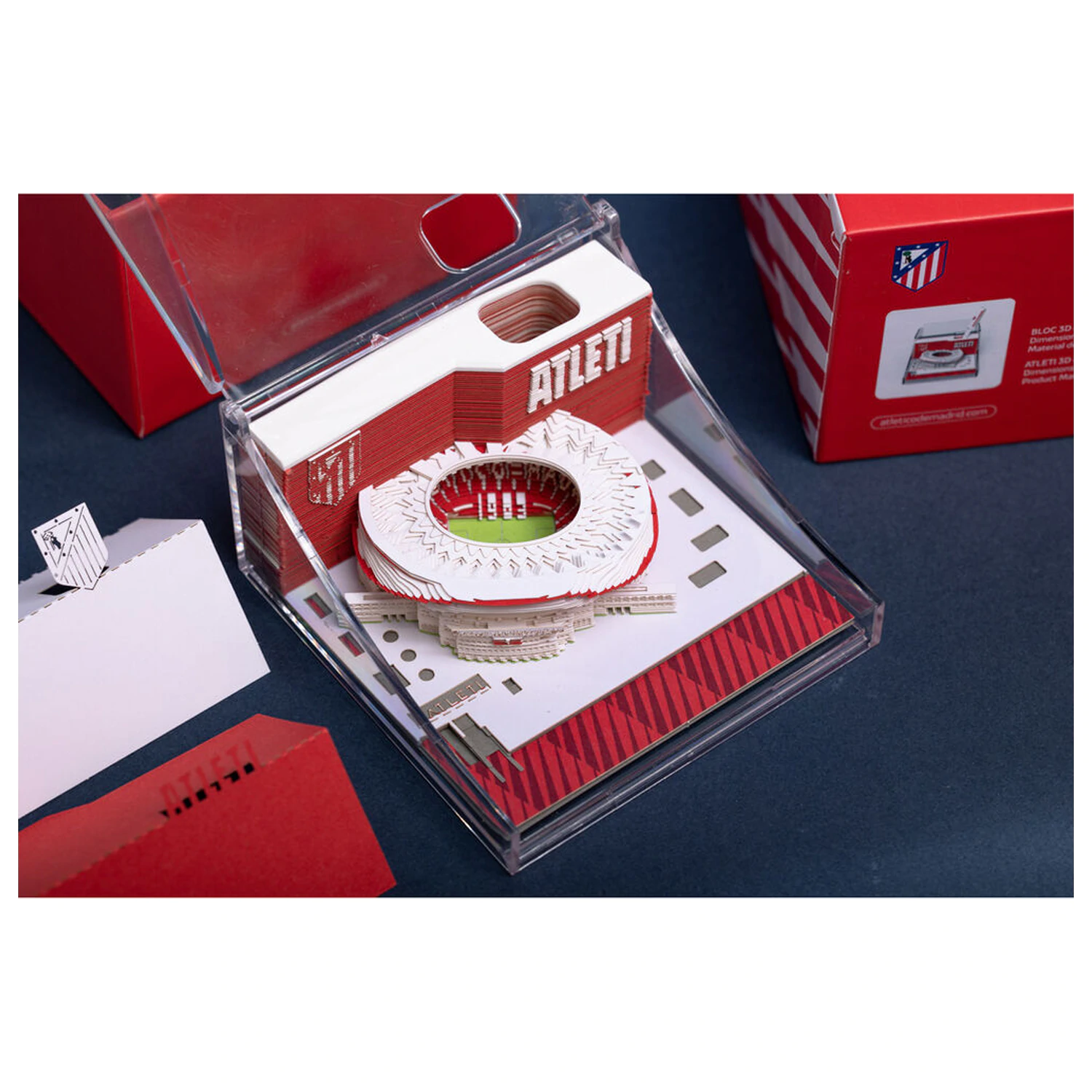 Atletico de Madrid Metropolitano 3D notebook product photo