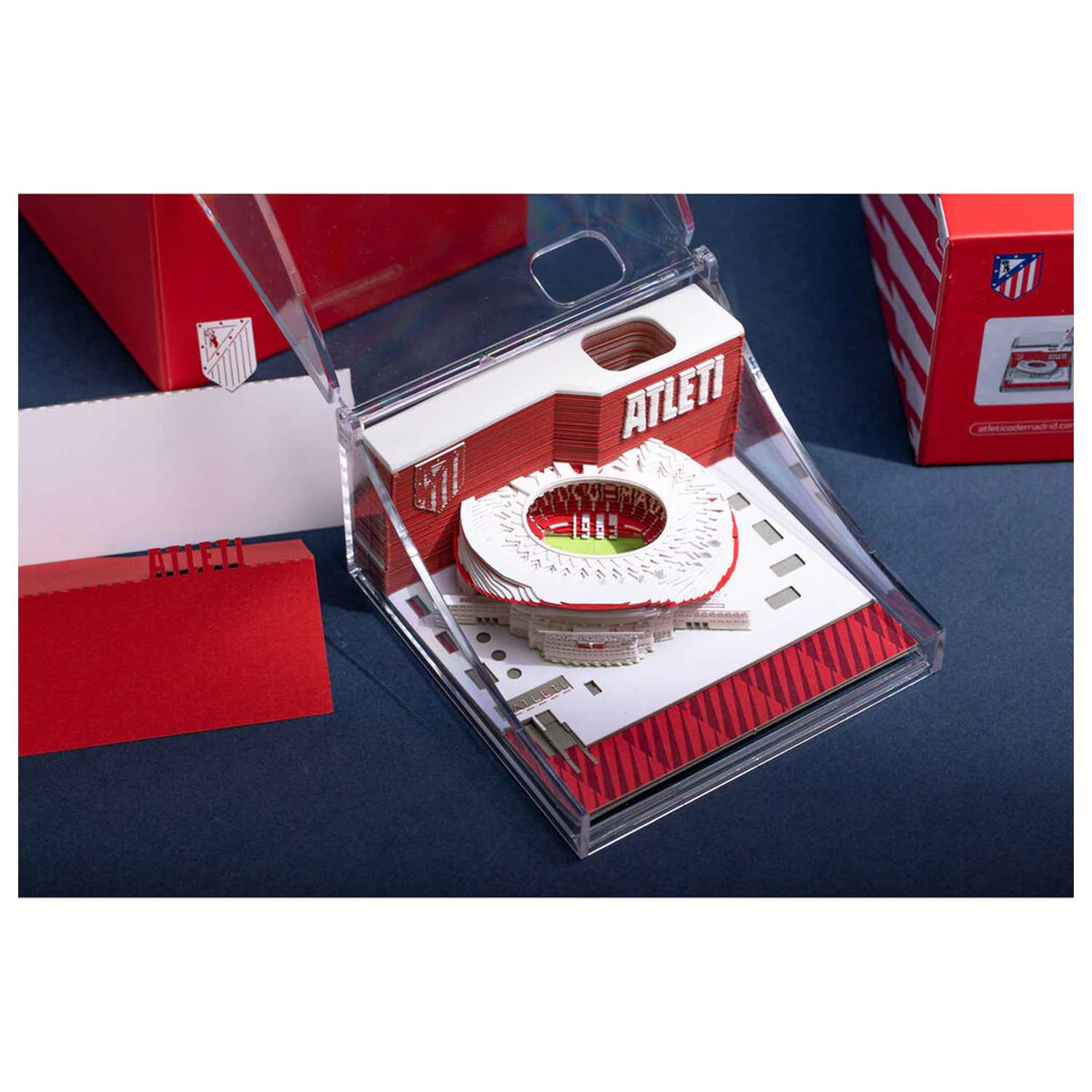 Atletico de Madrid Metropolitano 3D notebook product photo