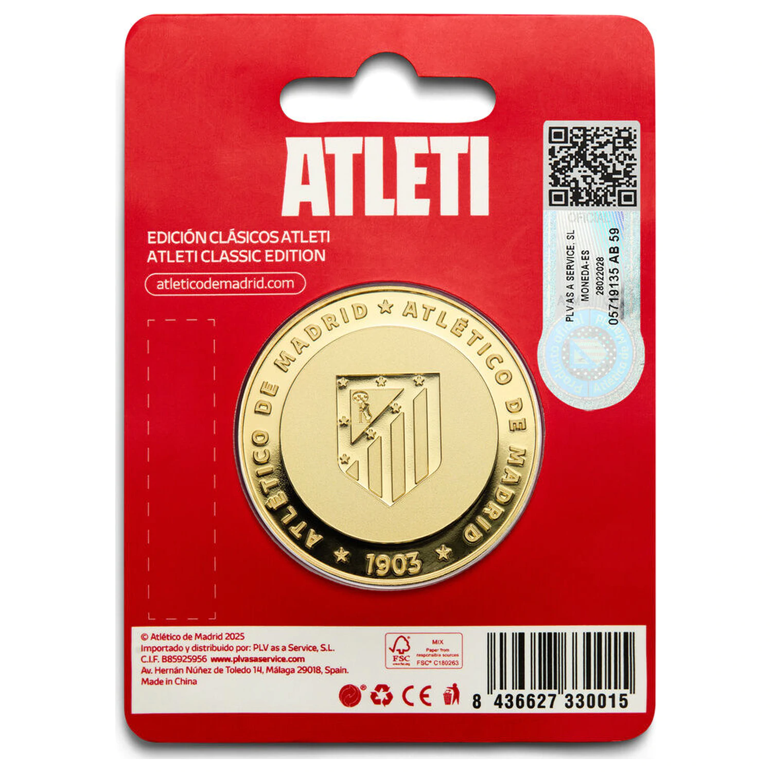 Atletico de Madrid Metropolitano commemorative coin product photo