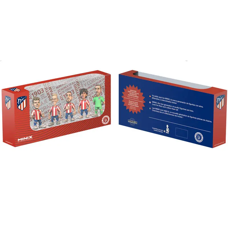 Atletico de Madrid Minix pack 5 figures 7cm product photo