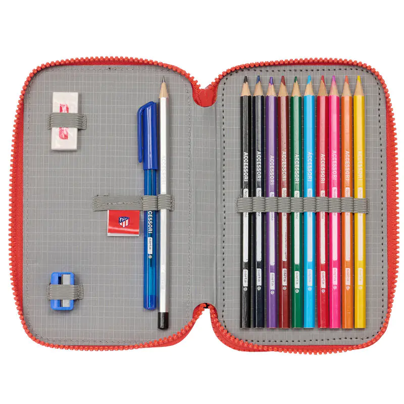 Atletico de Madrid double pencil case 28pcs product photo