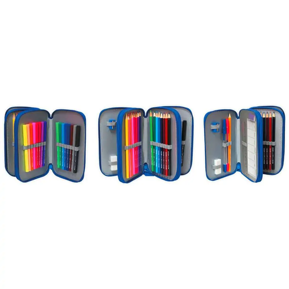 Atletico de Madrid triple pencil case product photo