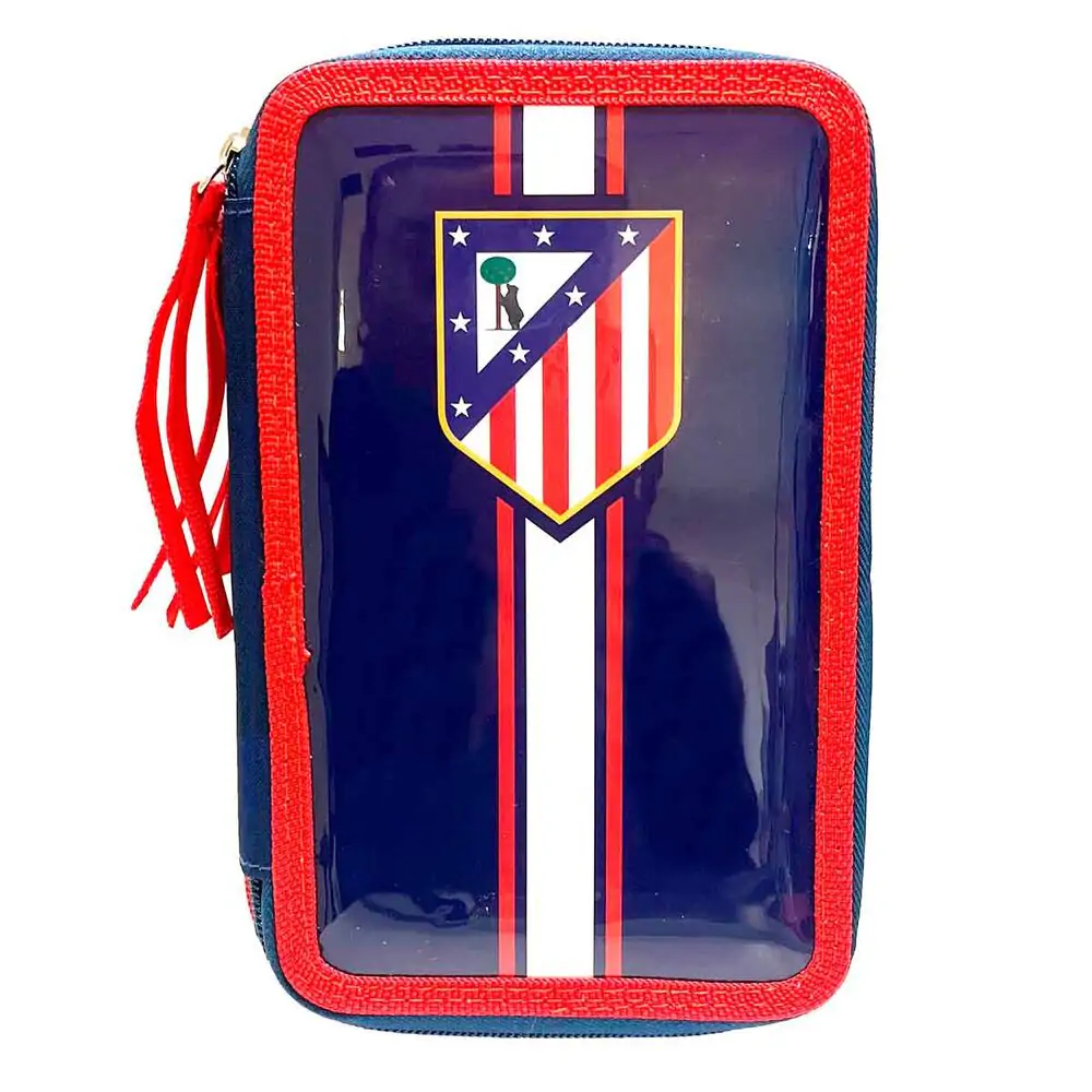 Atletico de Madrid triple pencil case product photo