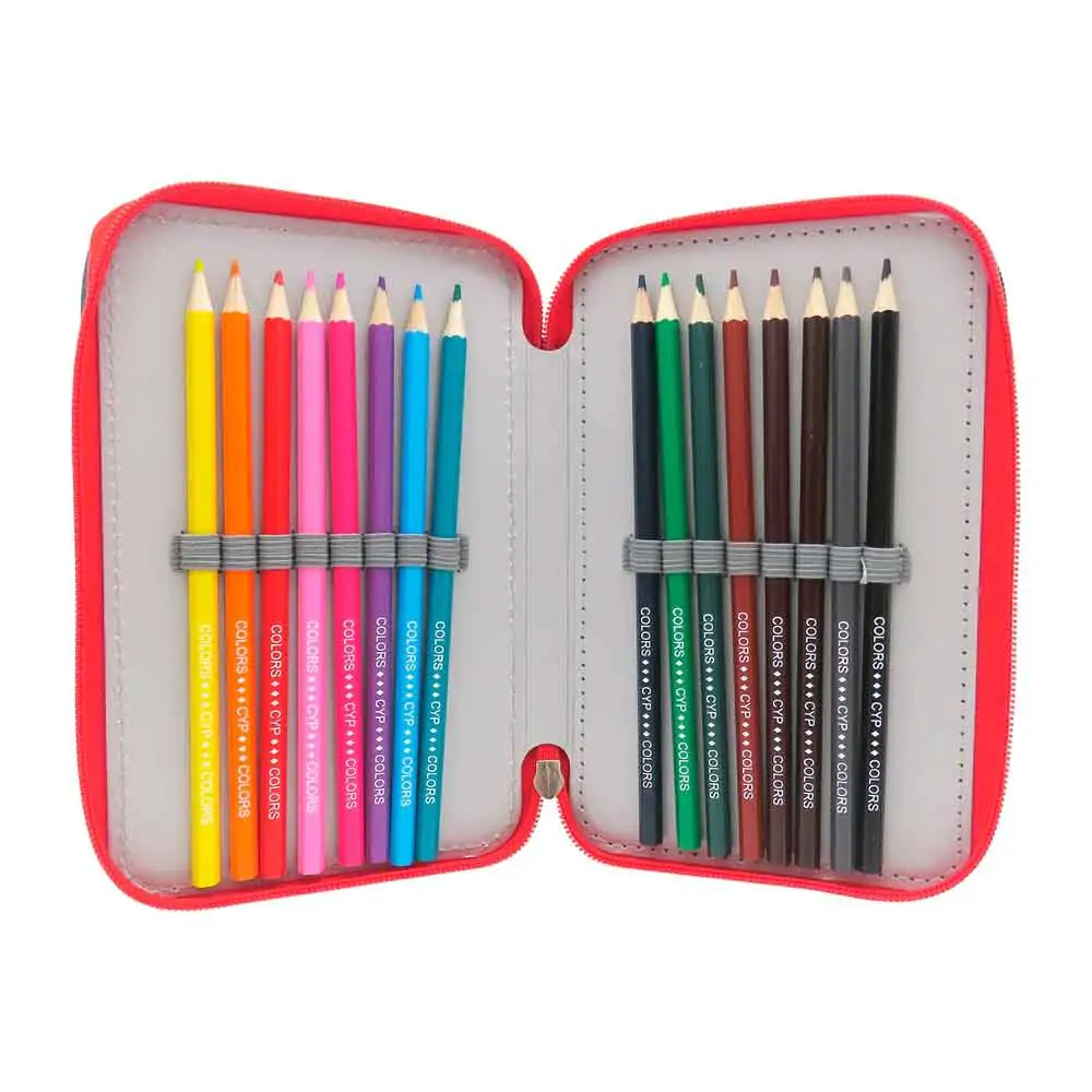 Atletico de Madrid triple pencil case product photo