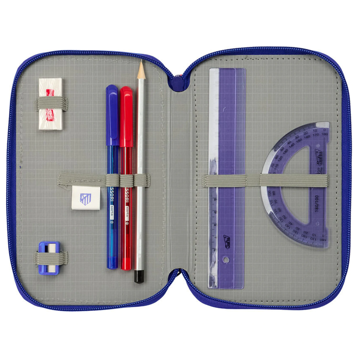 Atletico de Madrid triple pencil case 37pcs product photo