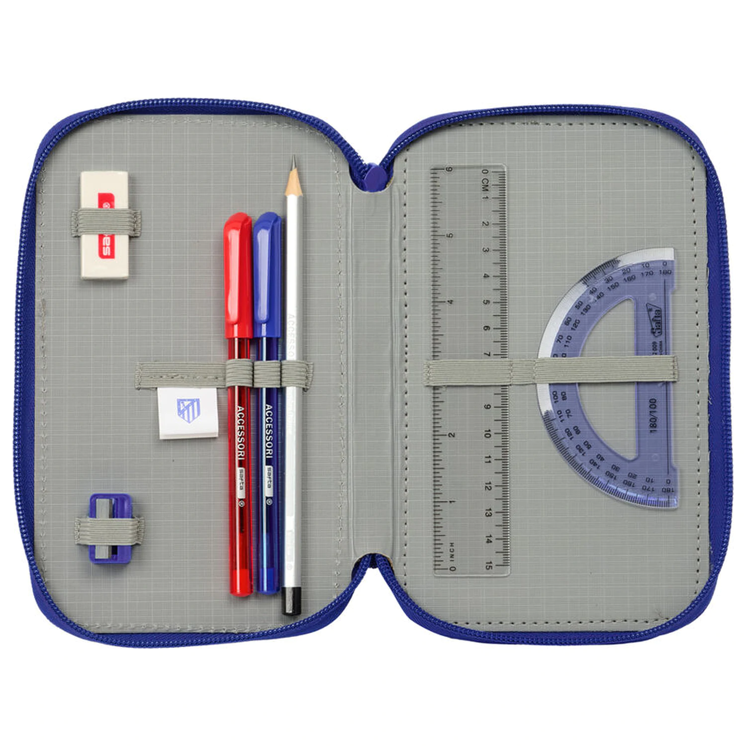Atletico de Madrid triple pencil case 37pcs product photo