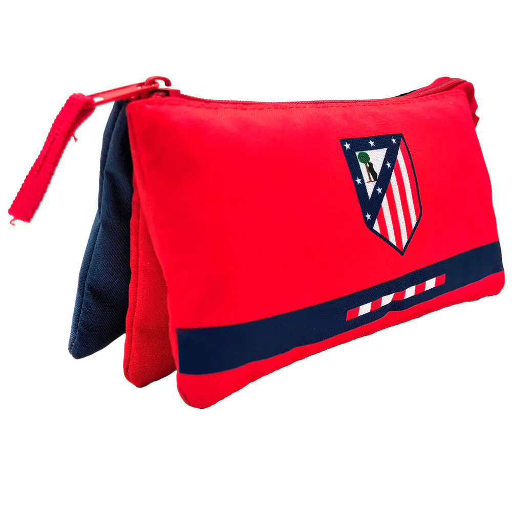 Atletico de Madrid triple pencil case product photo