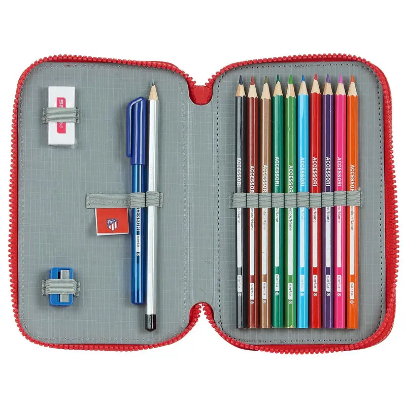 Atletico Madrid double pencil case 28pcs product photo