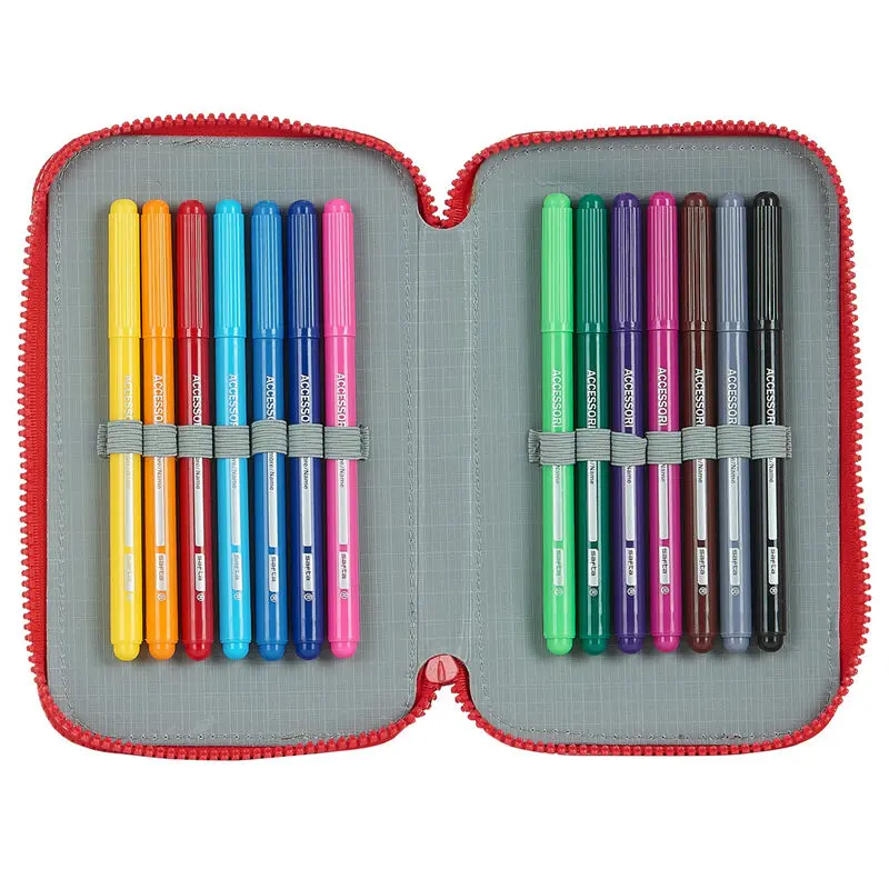 Atletico Madrid double pencil case 28pcs product photo