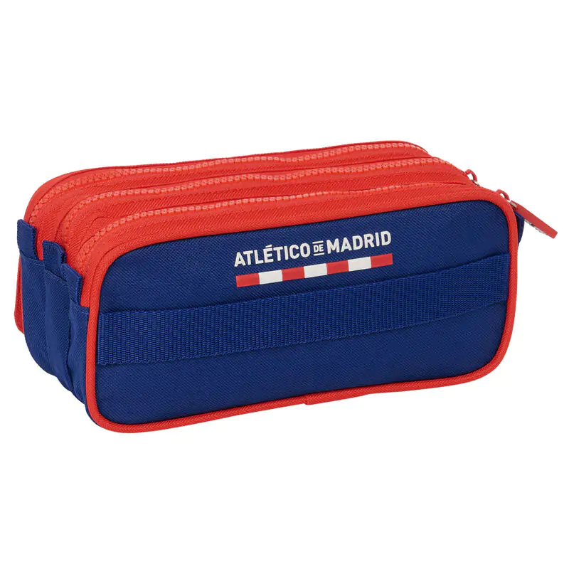 Atletico de Madrid triple pencil case product photo