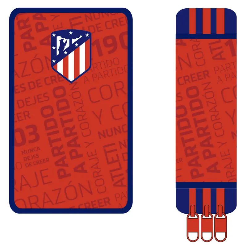 Atletico Madrid triple pencil case product photo
