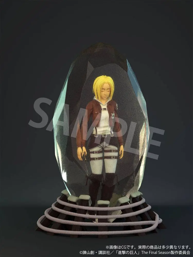Attack on Titan 3D Crystal Statue Annie Leonhart 10 cm product photo