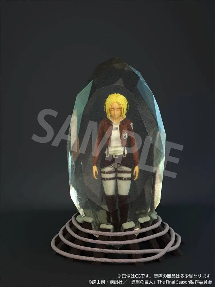 Attack on Titan 3D Crystal Statue Annie Leonhart 10 cm product photo