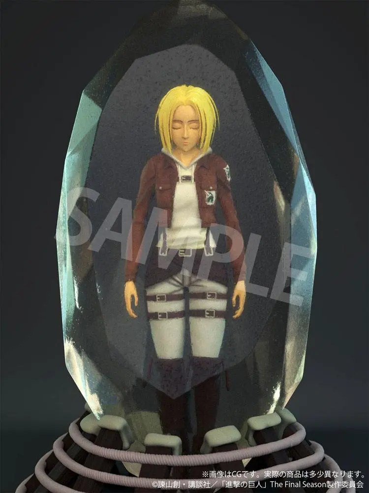 Attack on Titan 3D Crystal Statue Annie Leonhart 10 cm product photo