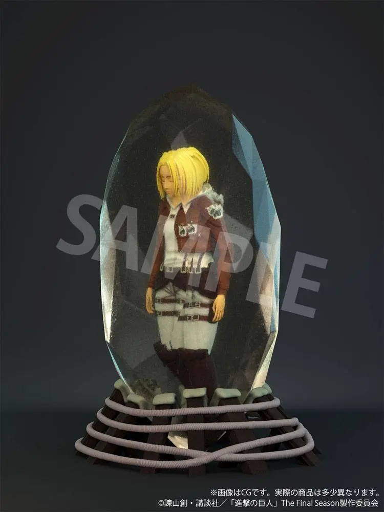 Attack on Titan 3D Crystal Statue Annie Leonhart 10 cm product photo