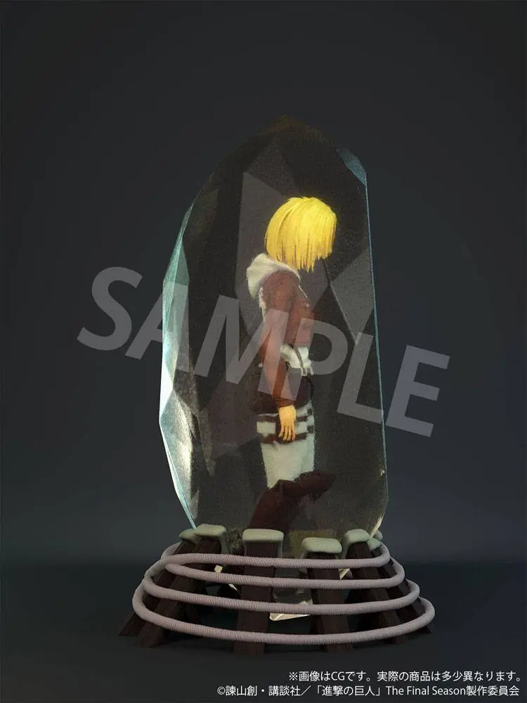 Attack on Titan 3D Crystal Statue Annie Leonhart 10 cm product photo