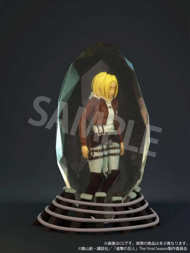 Attack on Titan 3D Crystal Statue Annie Leonhart 10 cm product photo