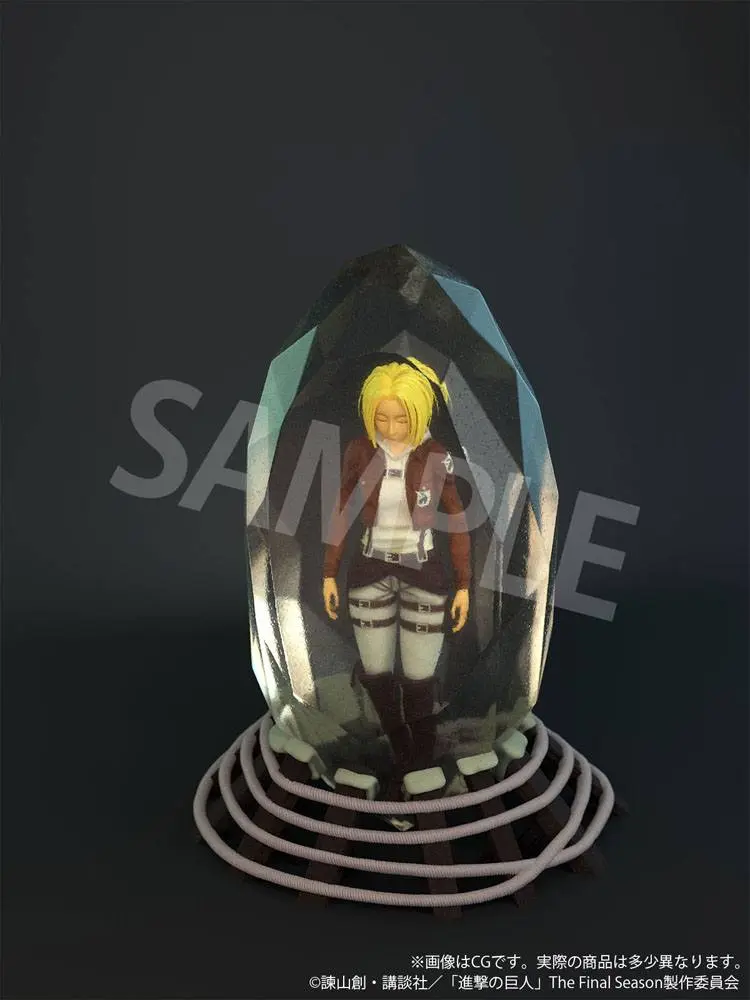 Attack on Titan 3D Crystal Statue Annie Leonhart 10 cm product photo
