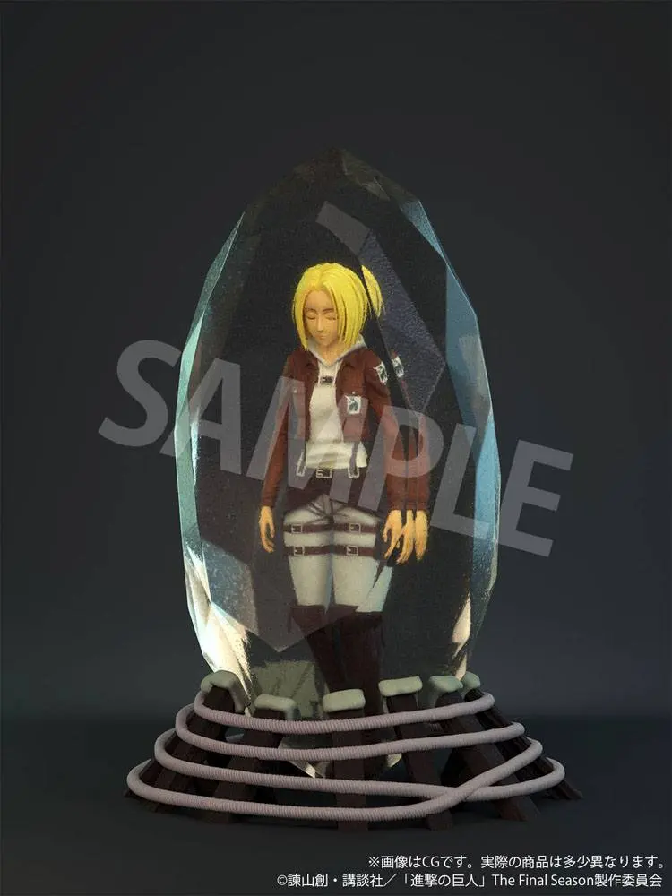 Attack on Titan 3D Crystal Statue Annie Leonhart 10 cm product photo