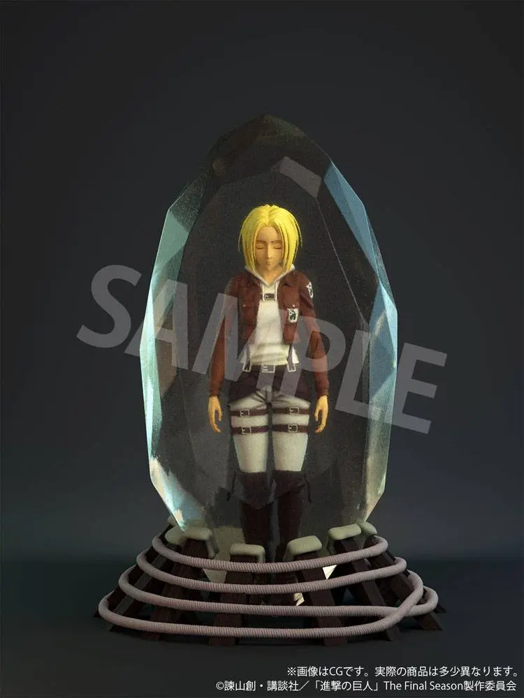 Attack on Titan 3D Crystal Statue Annie Leonhart 10 cm product photo