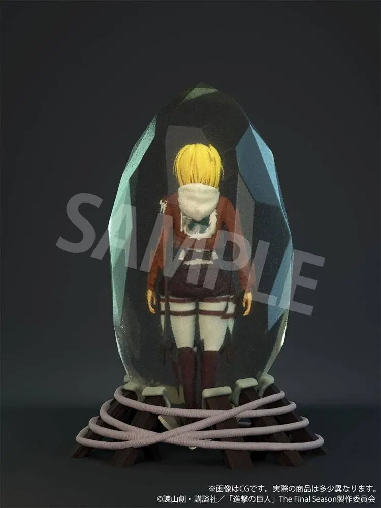 Attack on Titan 3D Crystal Statue Annie Leonhart 10 cm product photo
