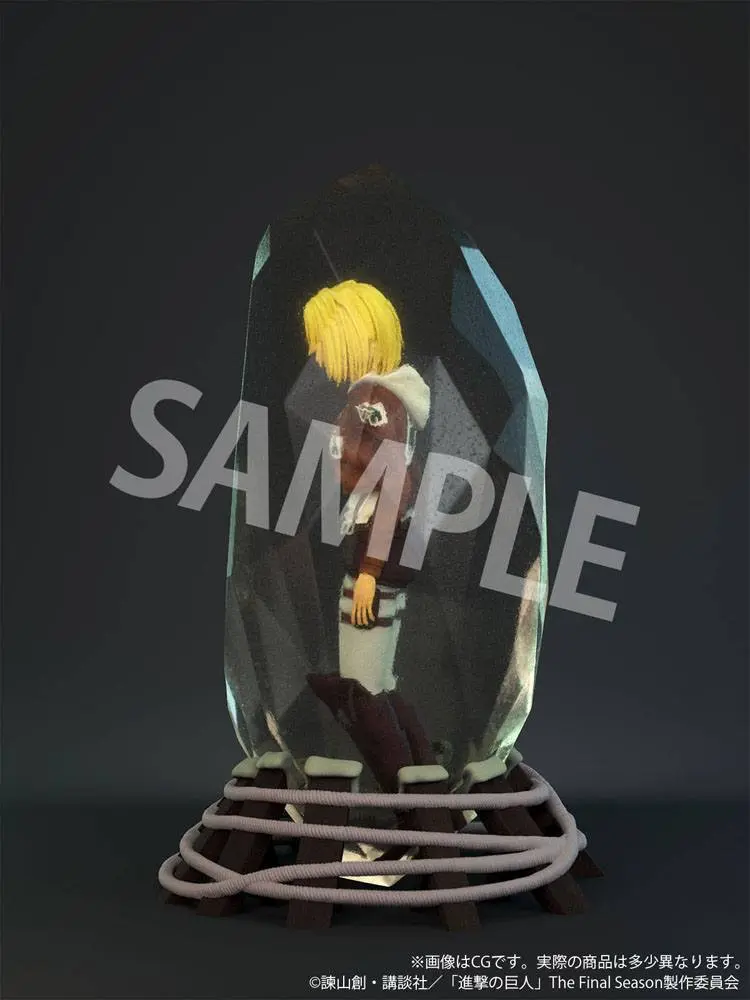 Attack on Titan 3D Crystal Statue Annie Leonhart 10 cm product photo